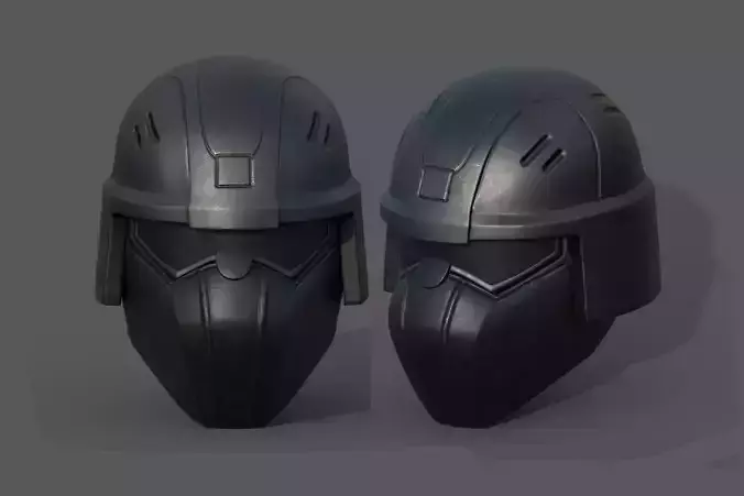 Helmet scifi military combat 3d futuristic technology fantasy Low-poly 3D model Helmet scifi military combat 3d futuristic technology fantasy Low-poly 3D model