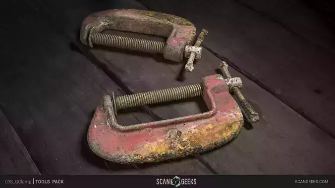 G Clamp - Photogrammetry Asset 3D PhotoScan