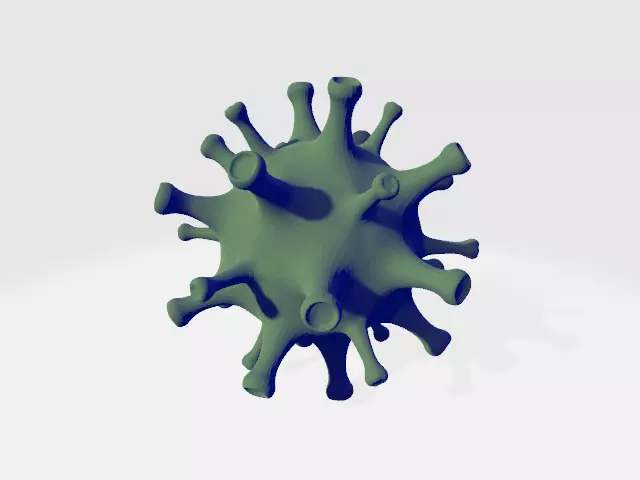 Cov-19 coronavirus Free 3D model_0
