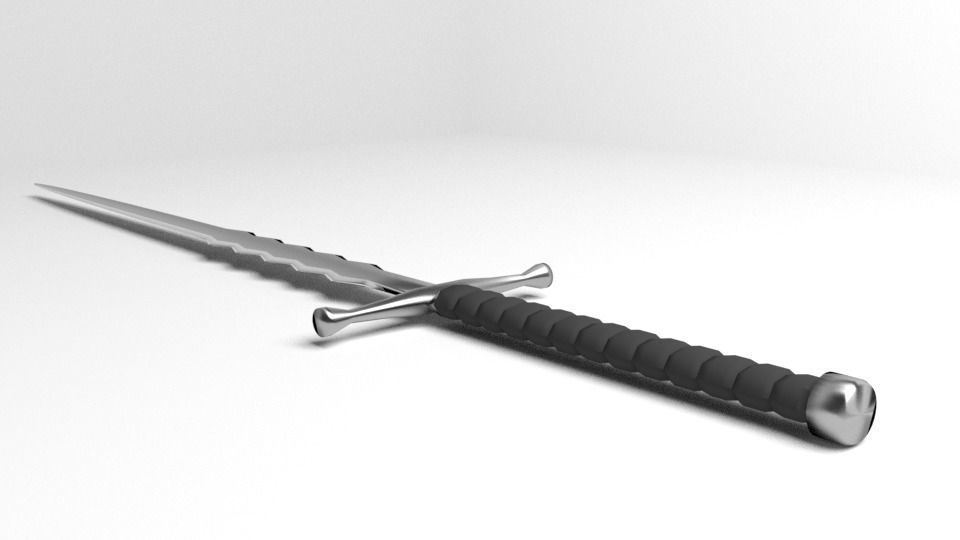 Wavy Sword 5 3D model_3