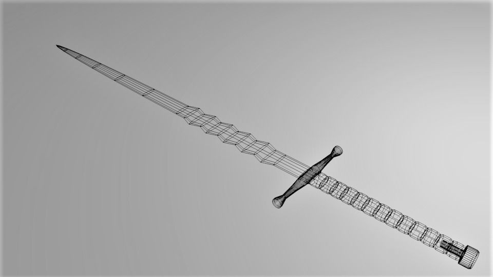 Wavy Sword 5 3D model_5