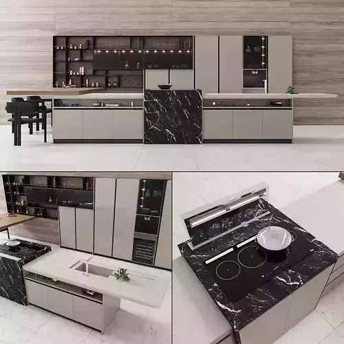 Kitchen 52 3D model