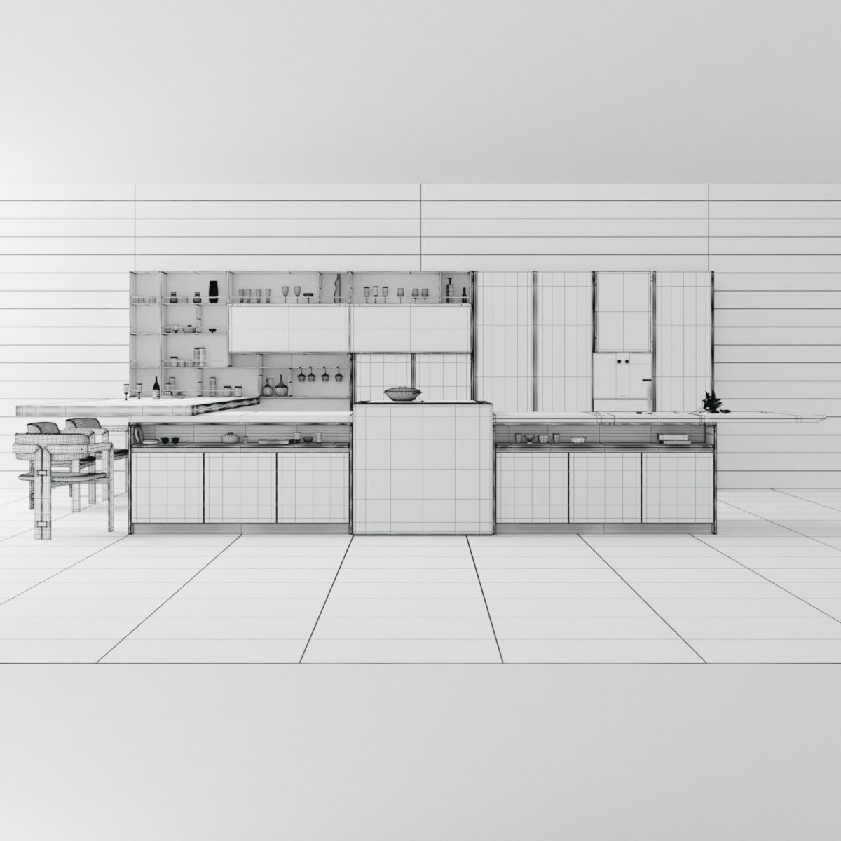 Kitchen 52 3D model_5