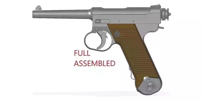 Nambu Type 14 3D model