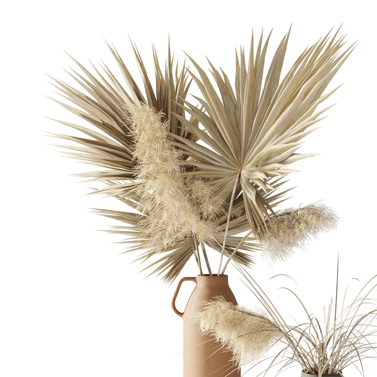 Dry palms and pampas 3D model_15