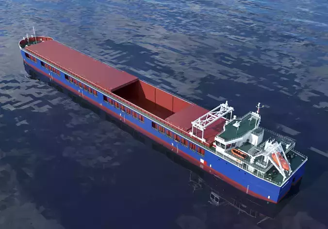 General Cargo Ship hquality 3D model