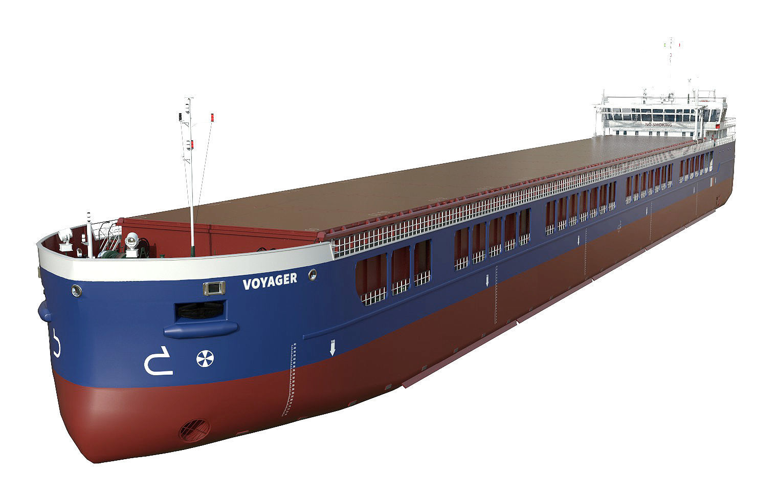 General Cargo Ship hquality 3D model_5
