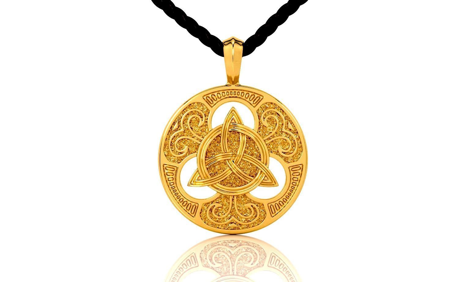 Celtic unisex pendants 3D print model_2