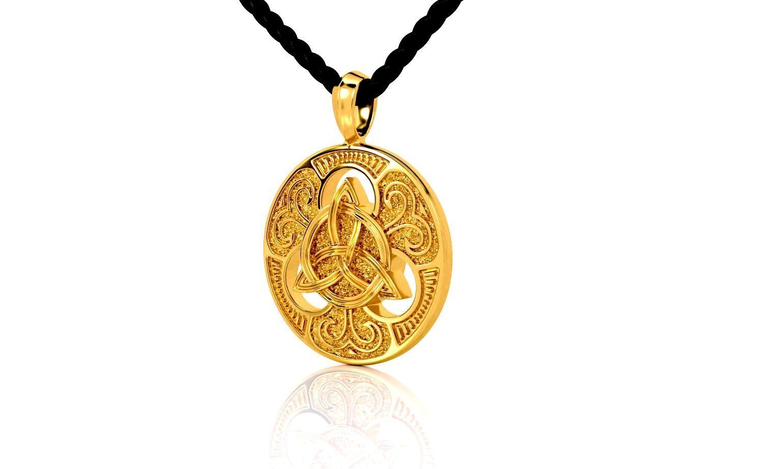 Celtic unisex pendants 3D print model_3
