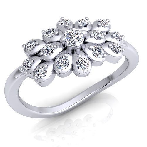  Aarna Diamond Ring 108 3D print model