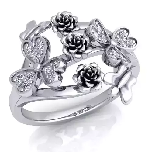 Aarna Rose Diamond Ring 110