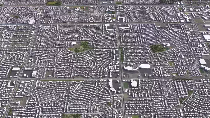 Chandler - Phoenix 3D City Model