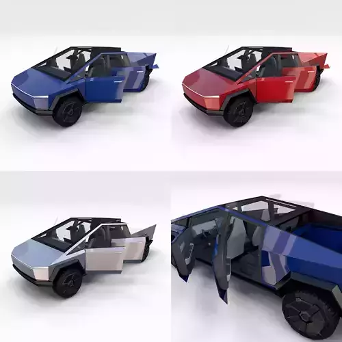 Tesla Cybertruck with Interior Pack