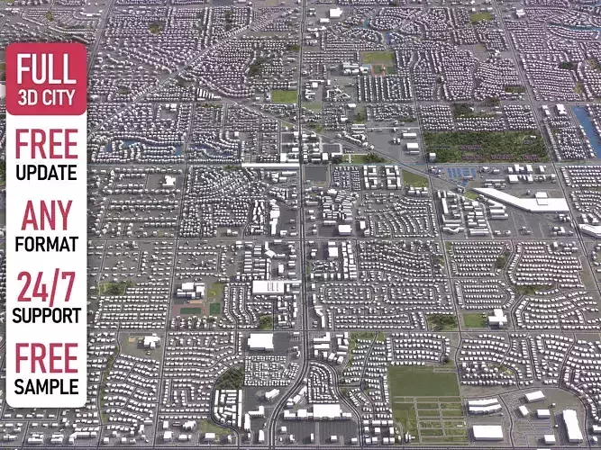 Gilbert - Phoenix 3D City Model