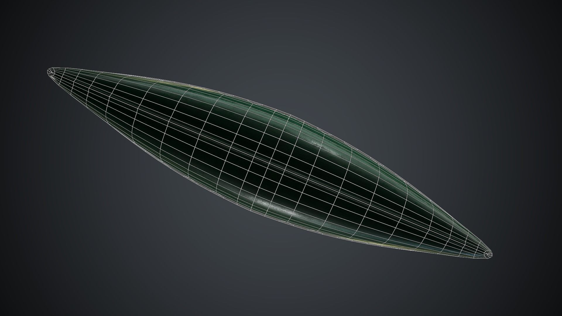 Canoe 1 PBR Game Ready Low-poly 3D model_24