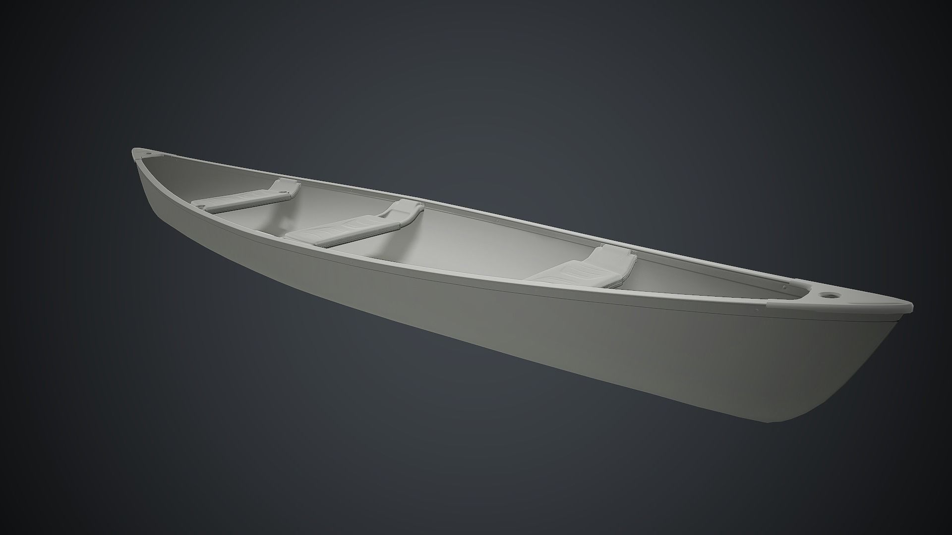 Canoe 1 PBR Game Ready Low-poly 3D model_27