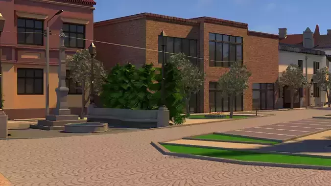 Makow Podhalanski Town Square