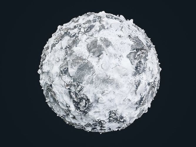 Snow Ice Ground Seamless PBR Texture 25 Texture