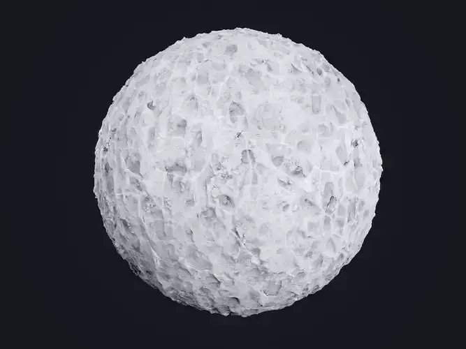 Snow Ice Ground Seamless PBR Texture 26