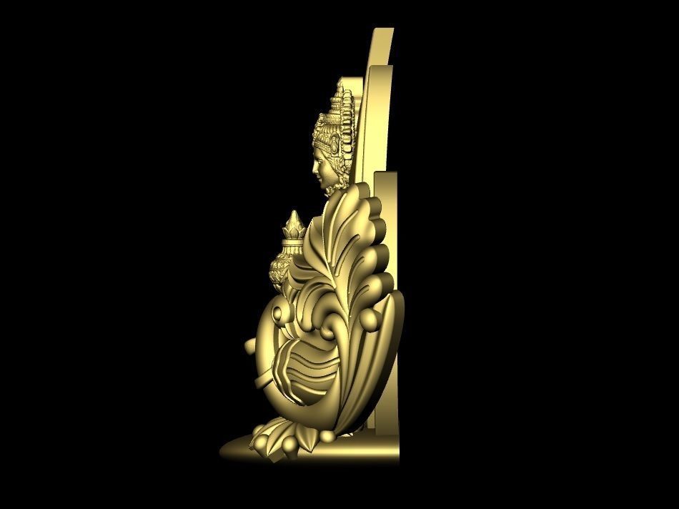 god laxmi  3D print model_1