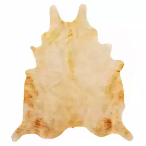 Beige Cow Hide Rug 3D model