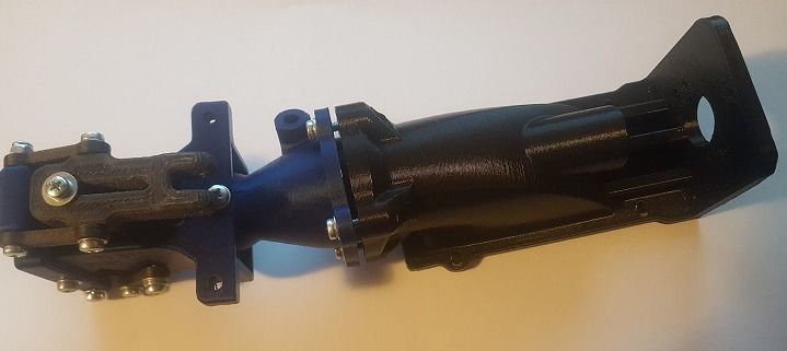 Boat Reversible Water Jet Drive 28 mm 3D print model_2