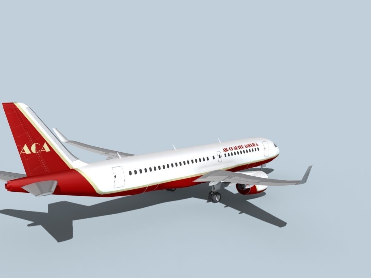Bombardier CS100 Air Charter America 3D model_5