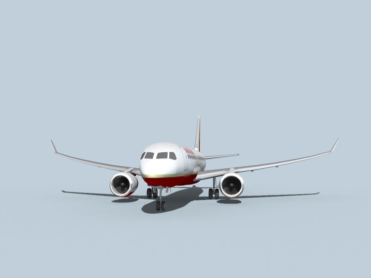Bombardier CS100 Air Charter America 3D model_1