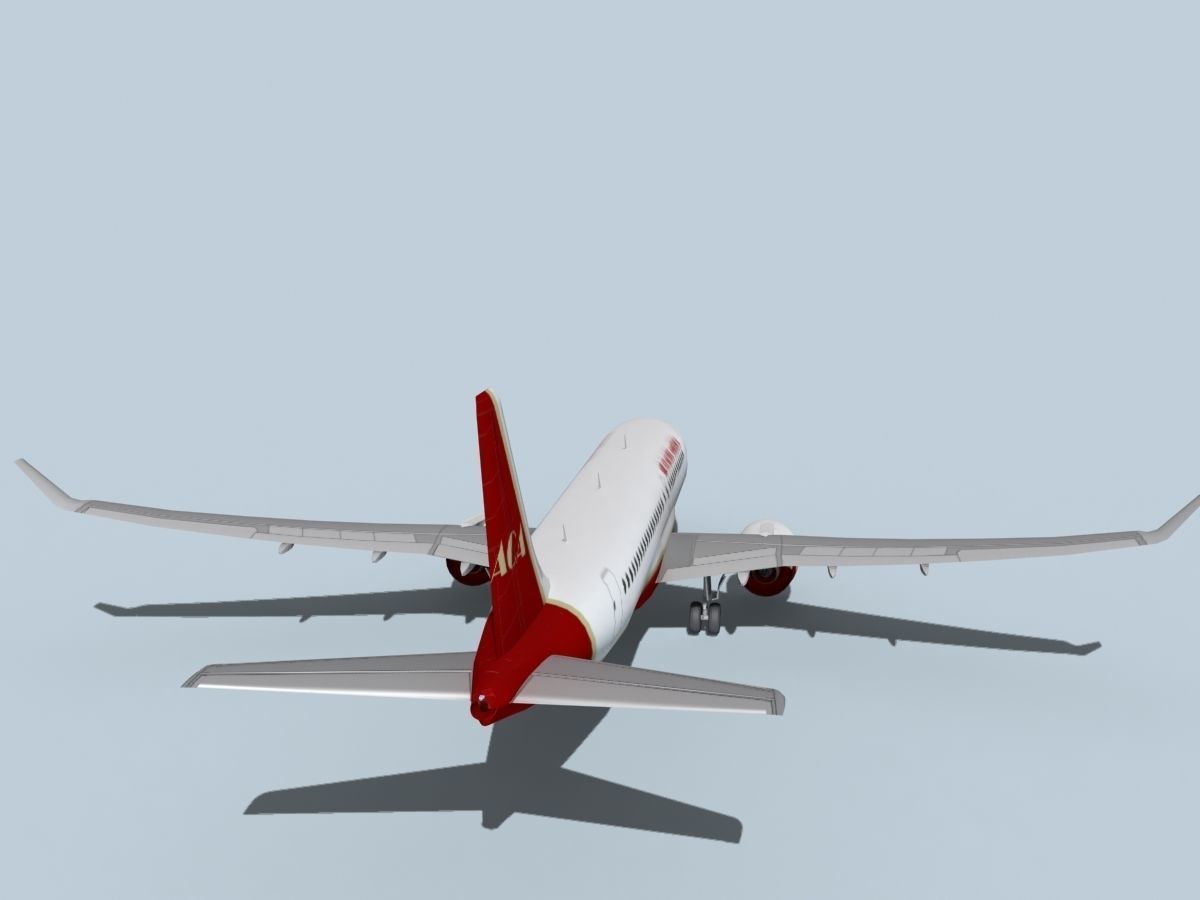 Bombardier CS100 Air Charter America 3D model_6