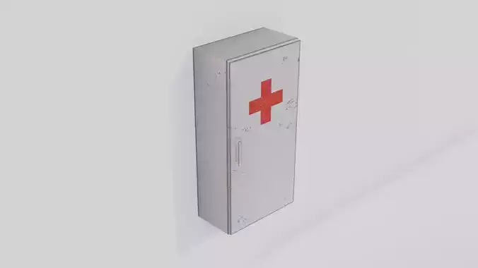 Medical Cabinet - Low-poly PBR