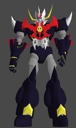 Mazinkaiser robot with horns 3D print model