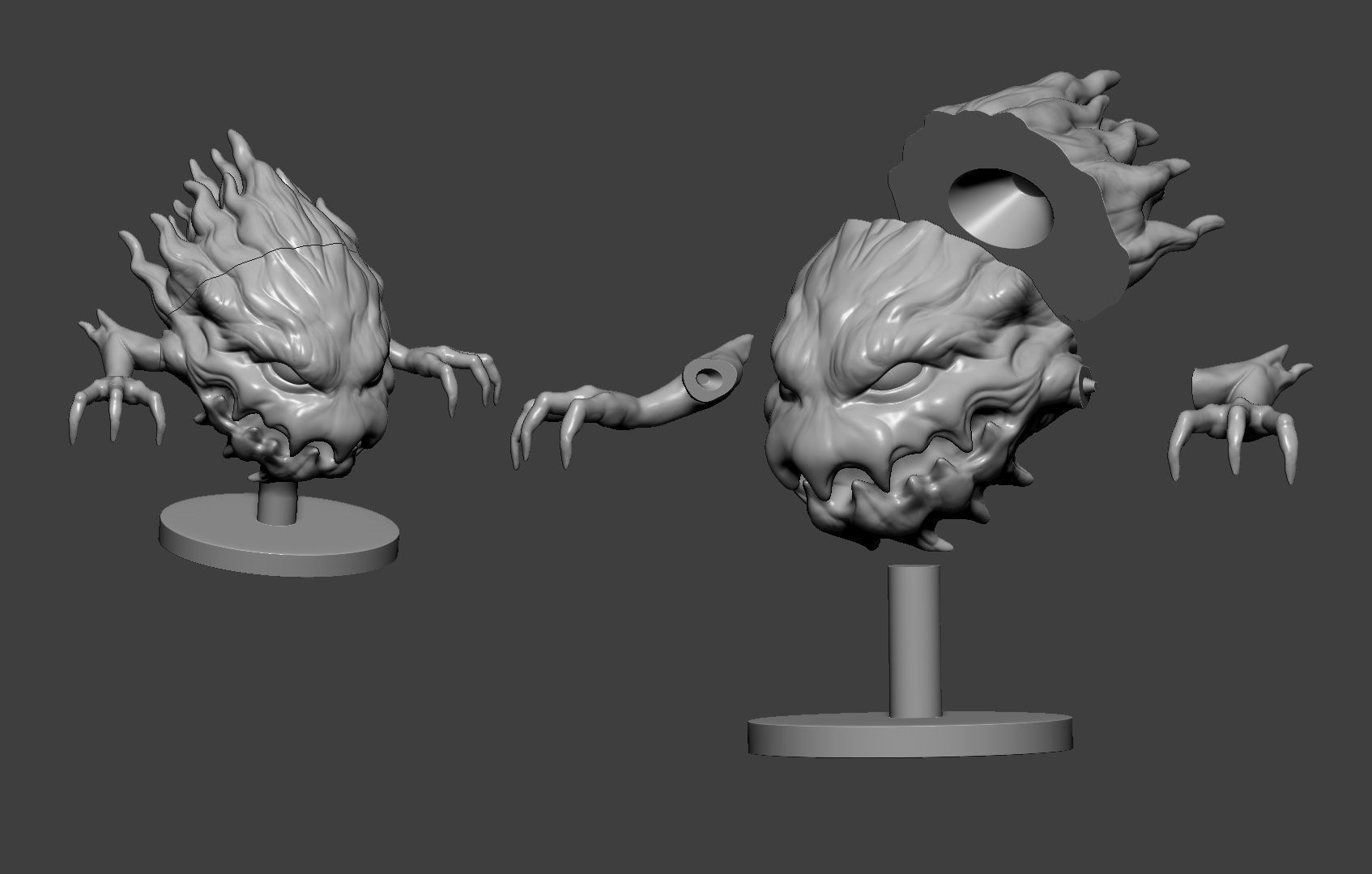 Bomb Creature - Final Fantasy  - STL 3D PRINT 3D print model_5