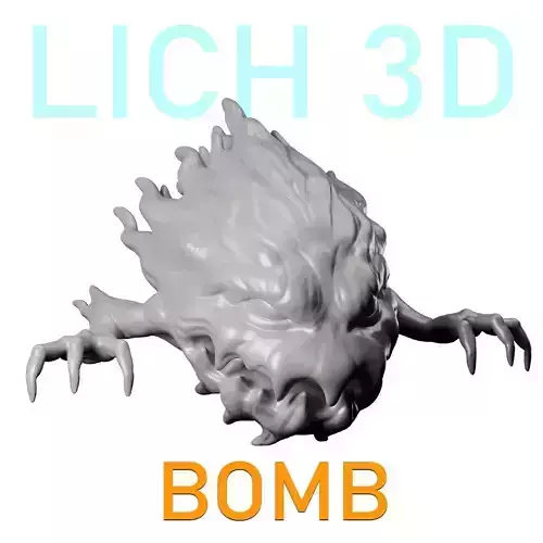 Bomb Creature - Final Fantasy  - STL 3D PRINT 3D print model