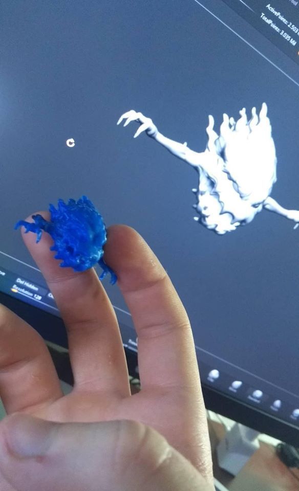 Bomb Creature - Final Fantasy  - STL 3D PRINT 3D print model_6