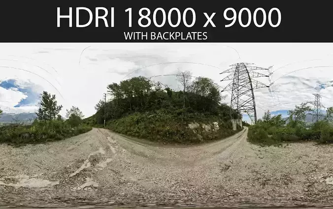 Swiss Power Grid HDRI hdr environment with backplates 