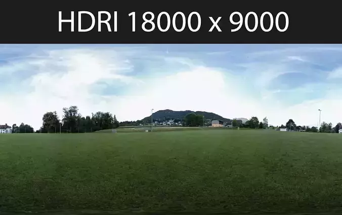 Soccer Field HDRI hdr environment