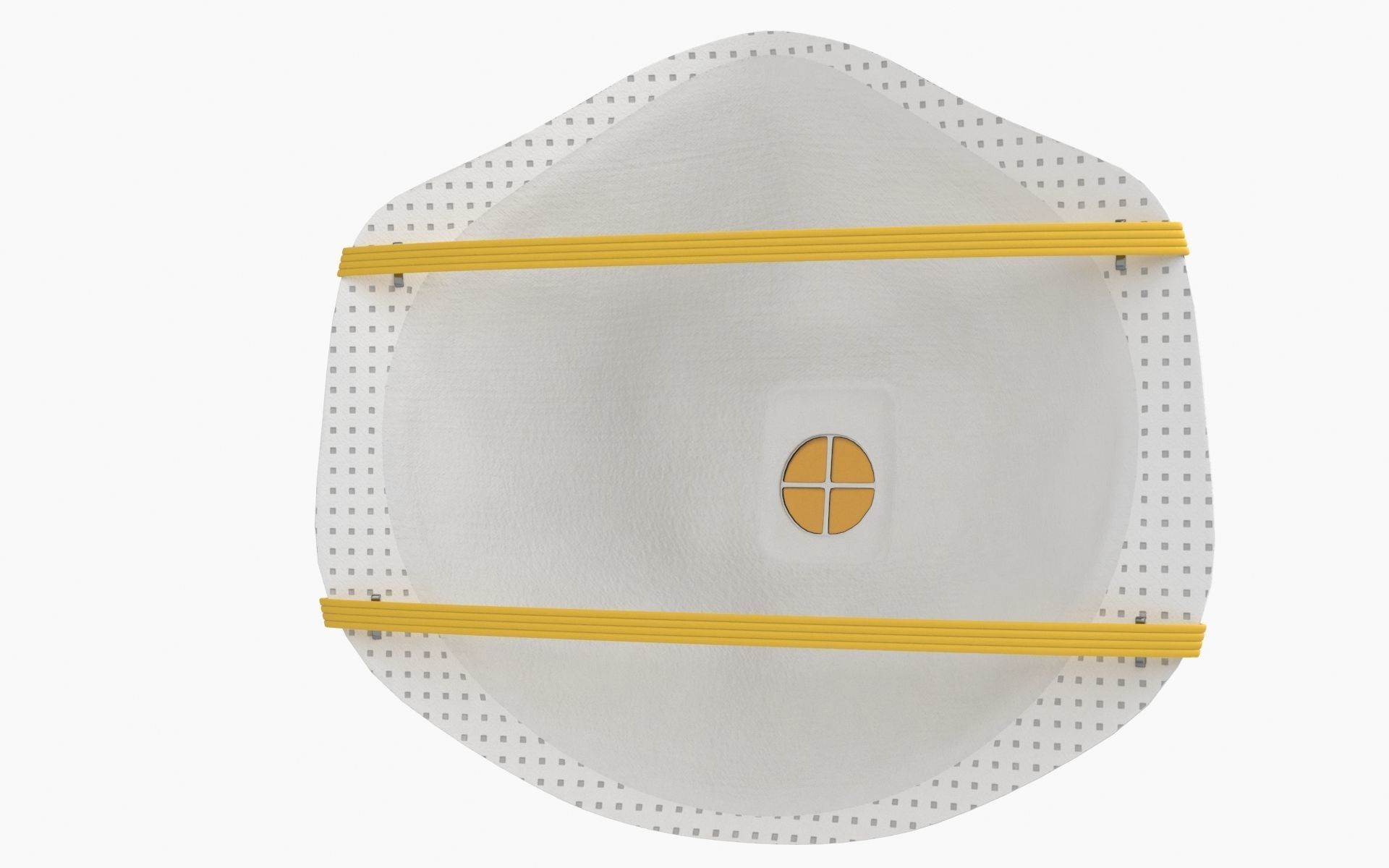 Mask Particulate Respirator 8511 Low-poly 3D model_7