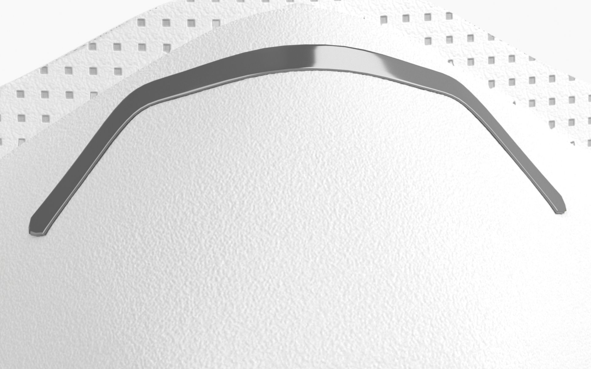 Mask Particulate Respirator 8511 Low-poly 3D model_15