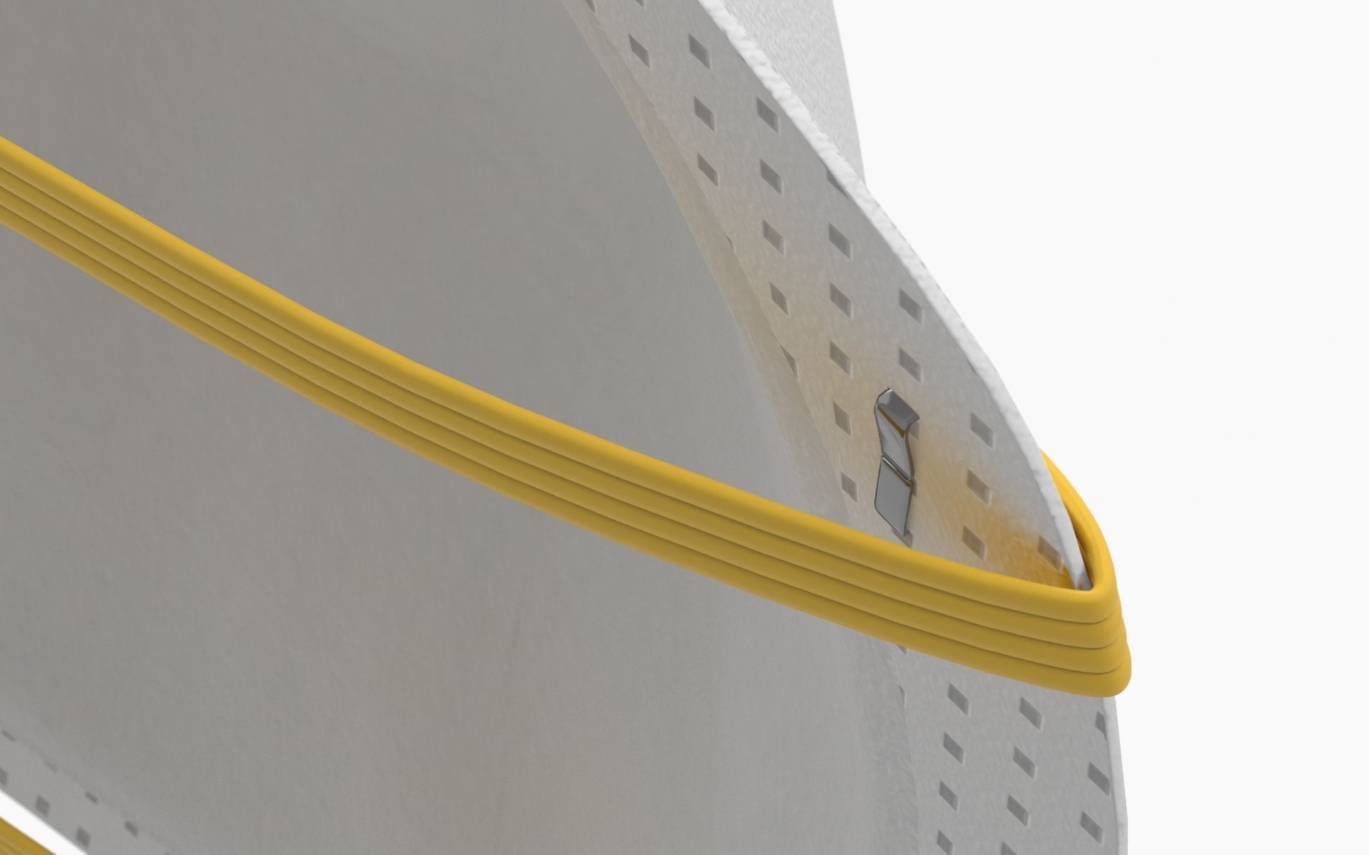 Mask Particulate Respirator 8511 Low-poly 3D model_16