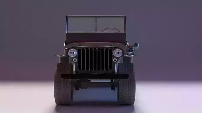 1945 Willys MB Jeep model