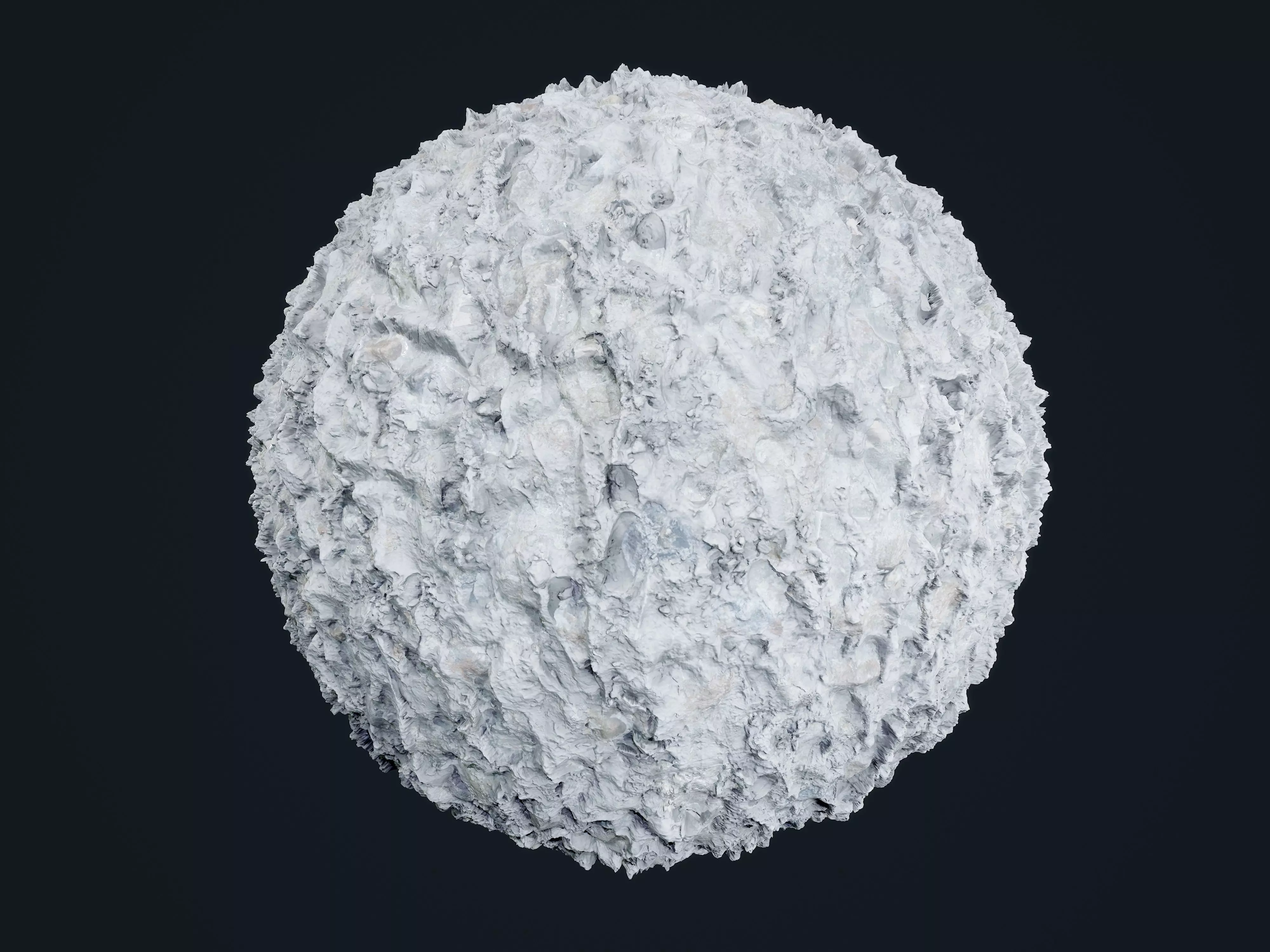 Snow Ice Ground Seamless PBR Texture 28 Texture | CGTrader