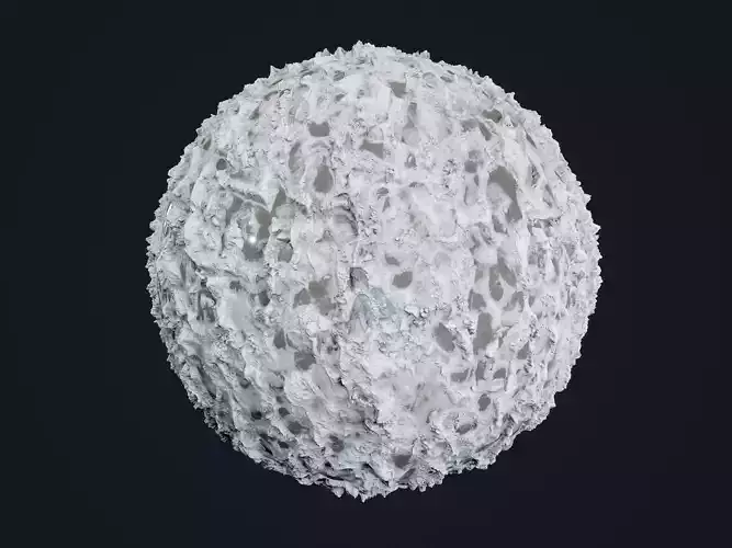 Snow Ice Ground Seamless PBR Texture 29