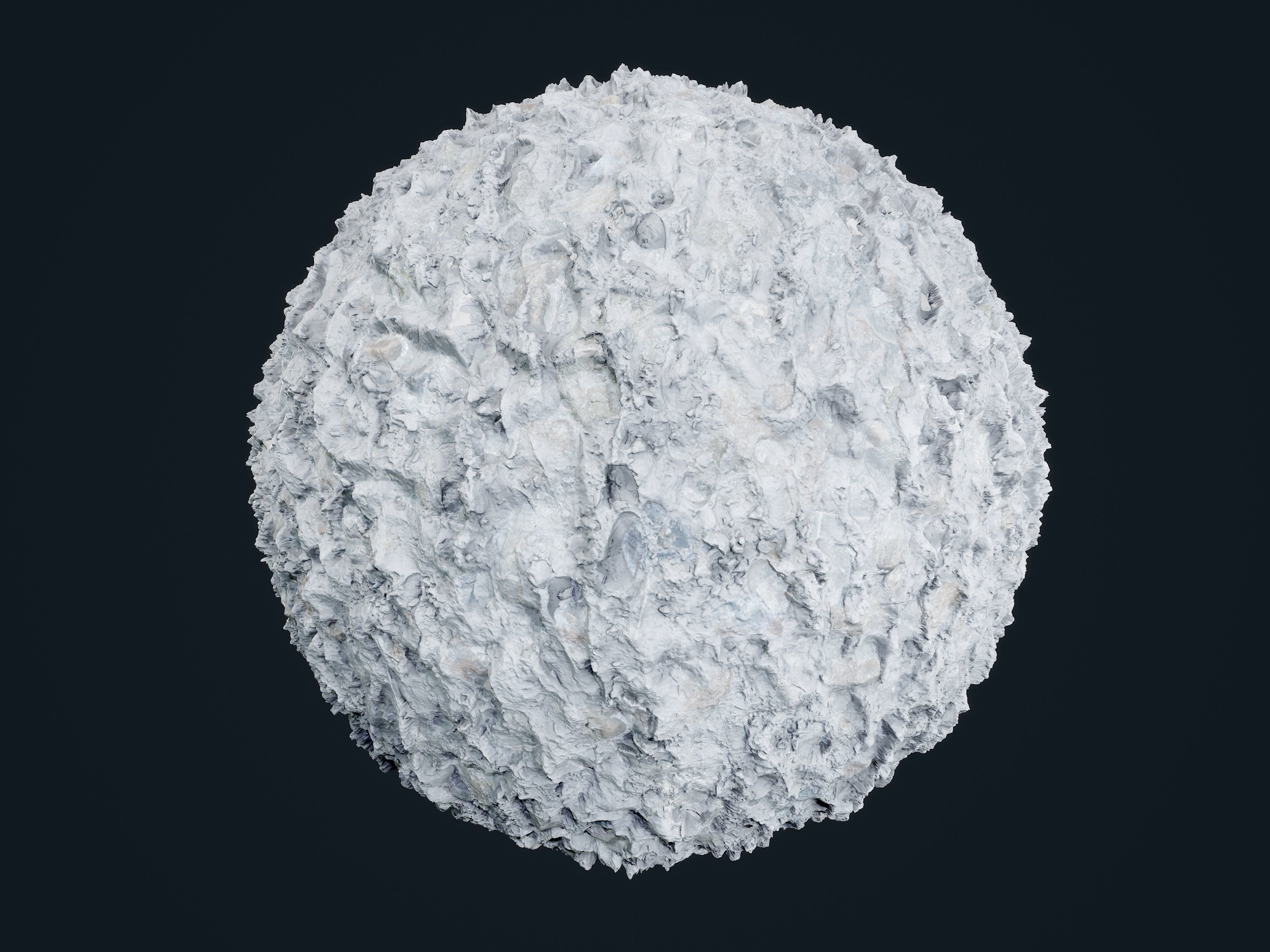 30 Snow Ice Ground Seamless PBR Texture Pack Texture_19