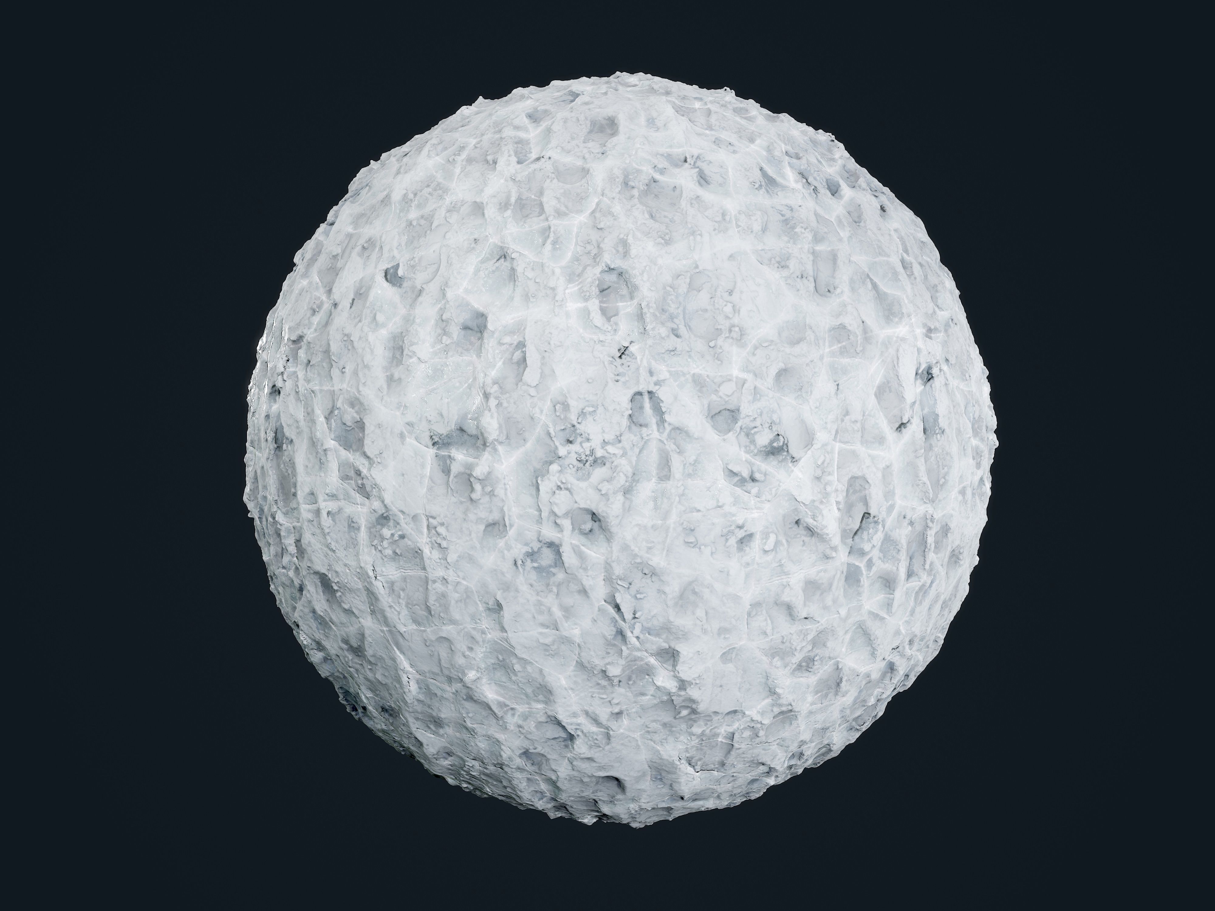 30 Snow Ice Ground Seamless PBR Texture Pack Texture_17
