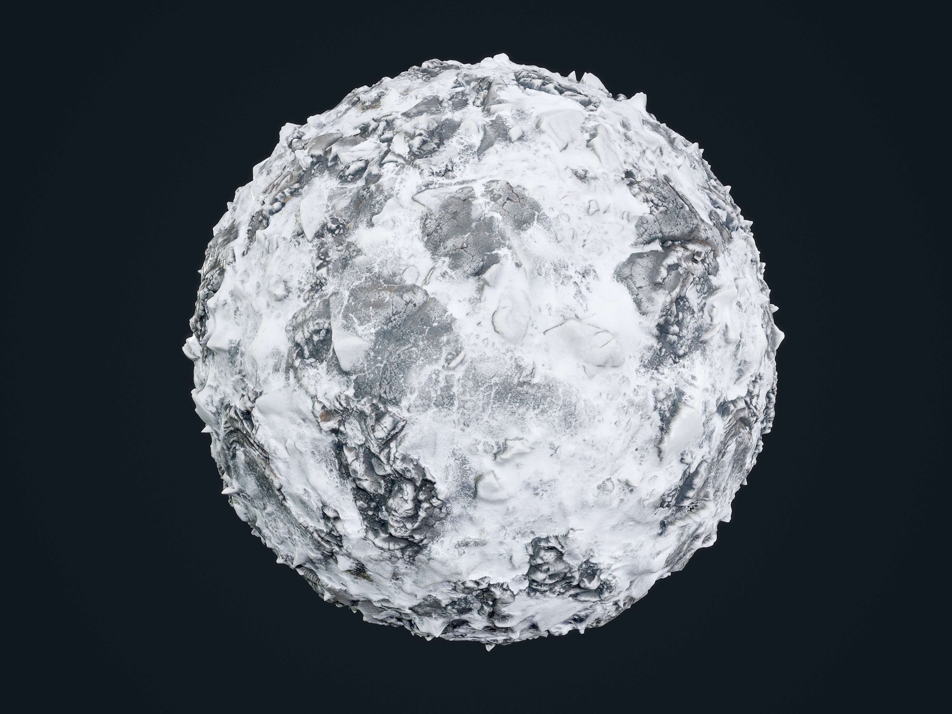 30 Snow Ice Ground Seamless PBR Texture Pack Texture_29