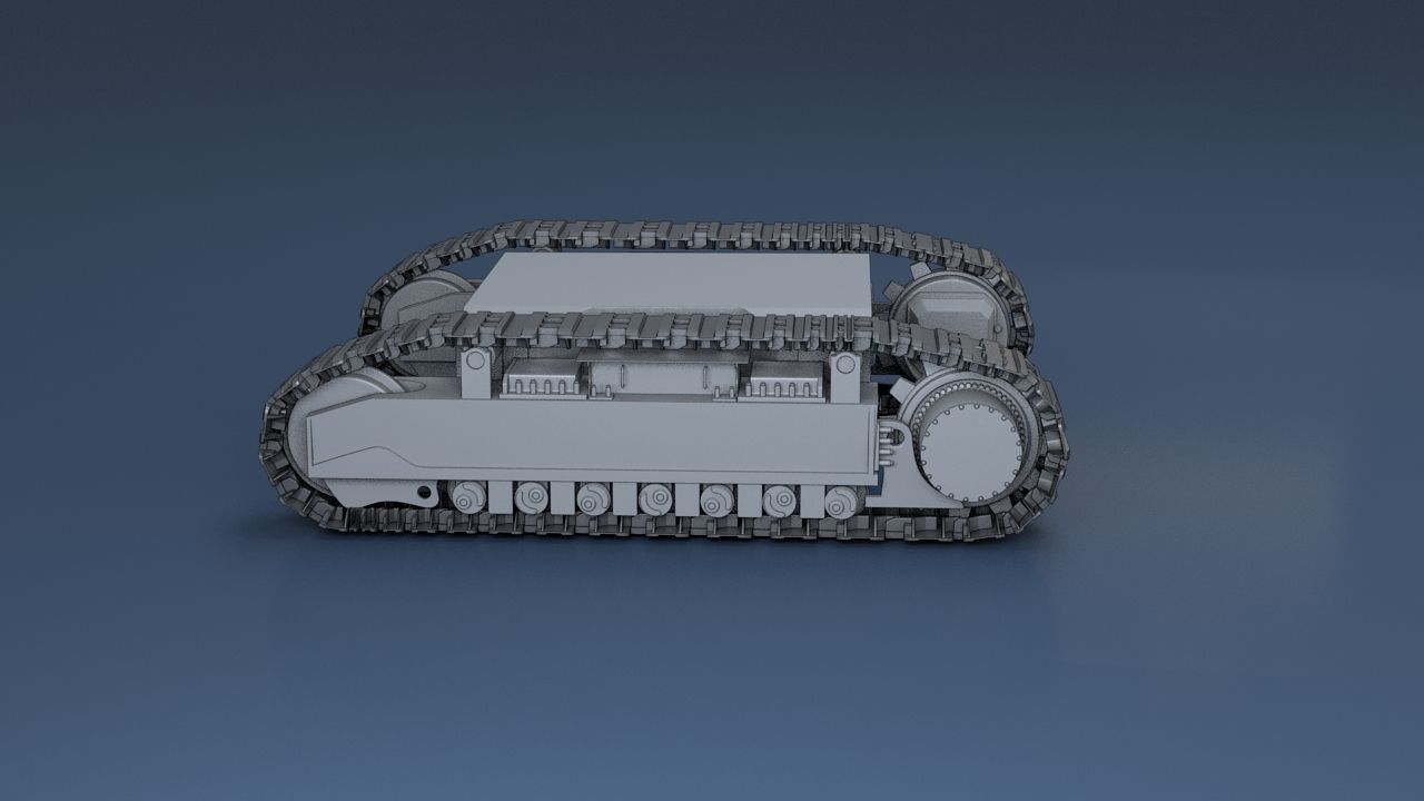 Caterpillar 3D model rigging 3D model_2