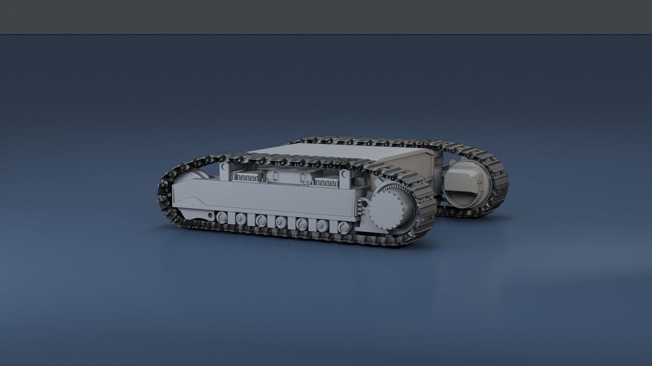 Caterpillar 3D model rigging 3D model_3