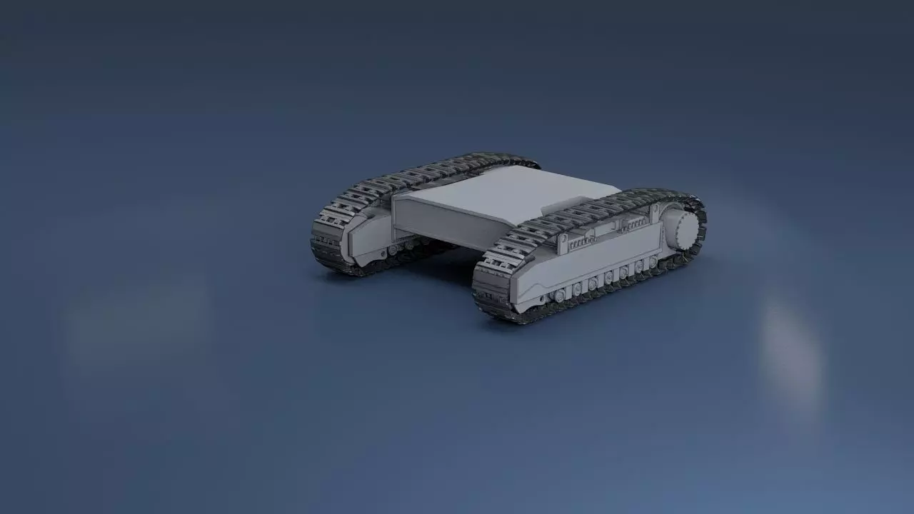 Caterpillar 3D model rigging 3D model_0