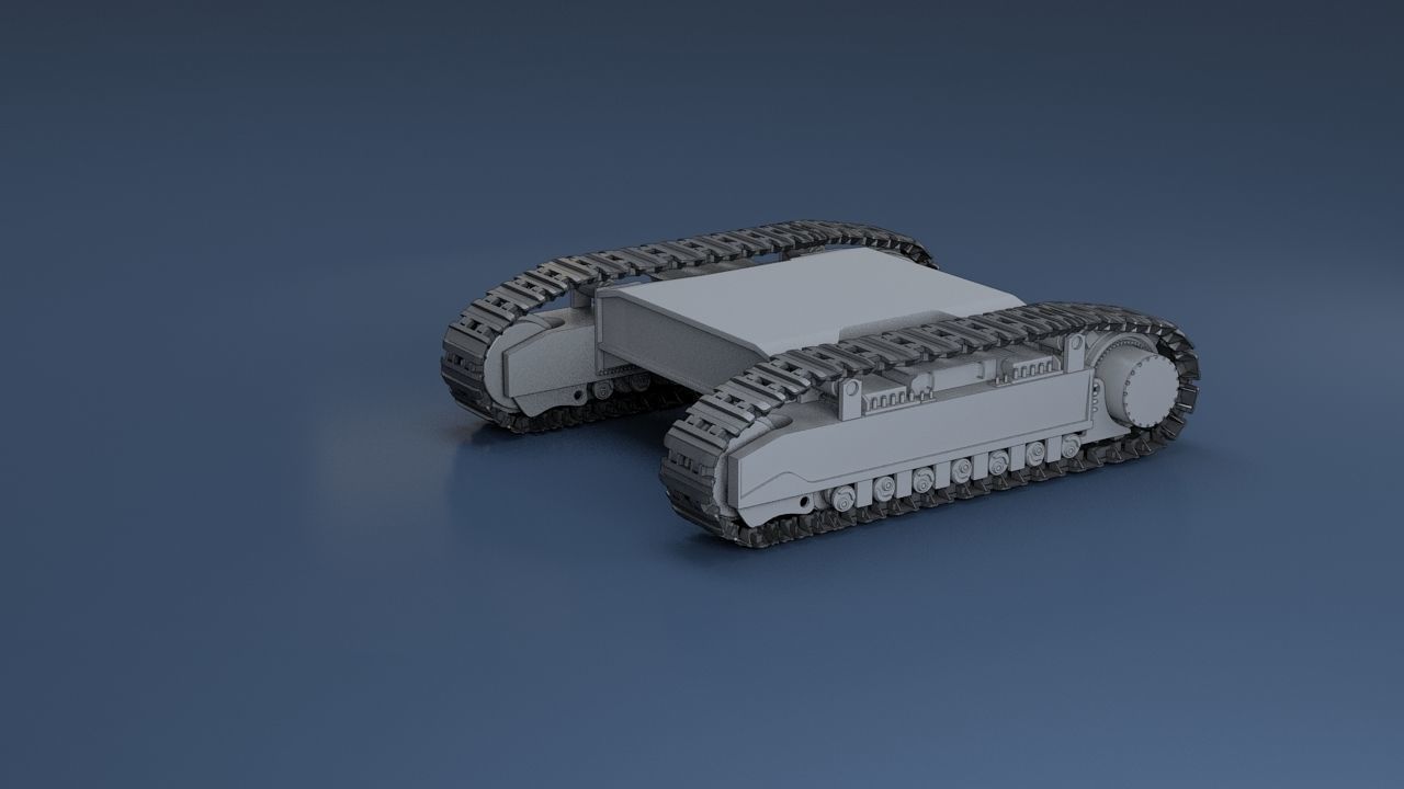 Caterpillar 3D model rigging 3D model_1