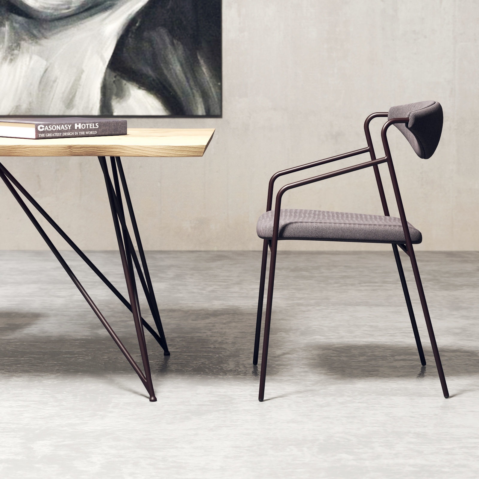 Dining Room Interior  209 3D model_1